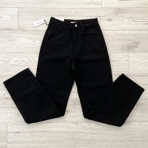 🌺SOLD🌺 NWT WeWoreWhat | Black High Waisted Straight Leg Mom Jeans 27